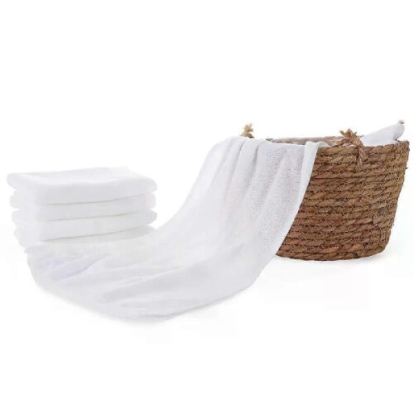 Combed Cotton Towels, Absorbent and Thick, Soft and Gentle on the Skin, White, for the